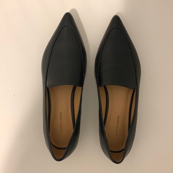 14th & Union Shoes - 14 & Union black flats NEW